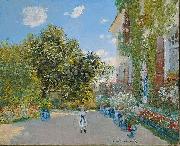 The Artist's House at Argenteuil Claude Monet